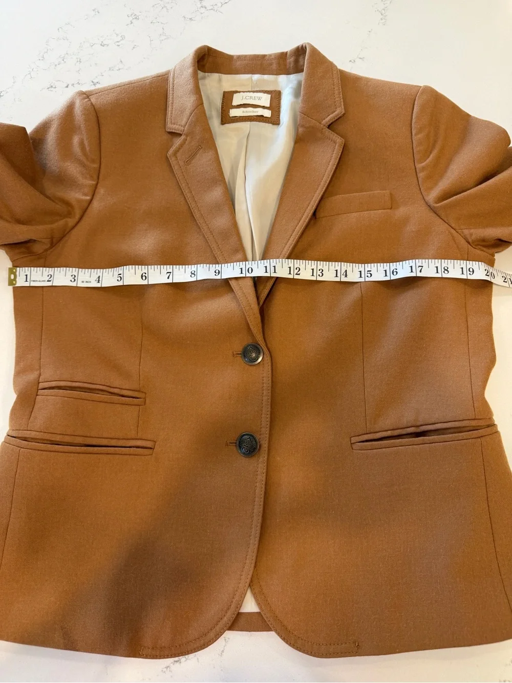 J. Crew Schoolboy Camel Blazer